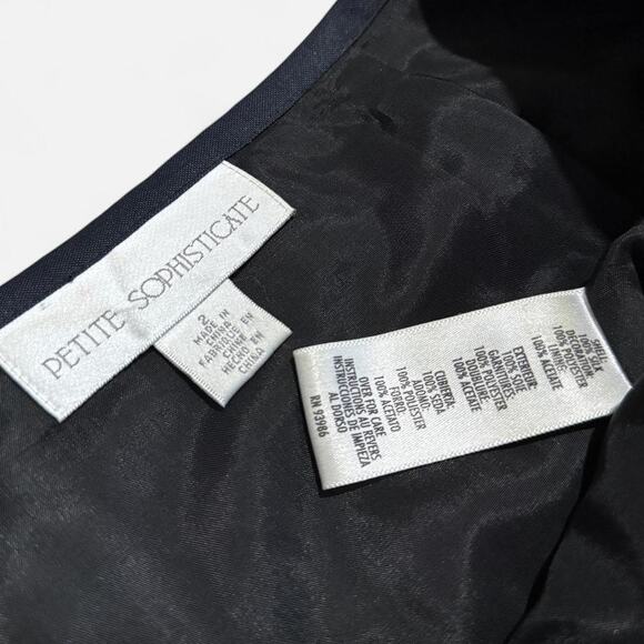 VTG 90s Petite Sophisticate Black Multicolor Floral Embroidered Silk Mini Skirt - Picture 7 of 7